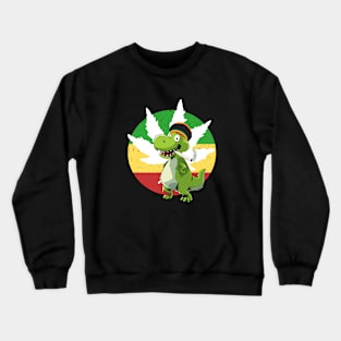 Reggae Dinosaur T Rex Crewneck Sweatshirt